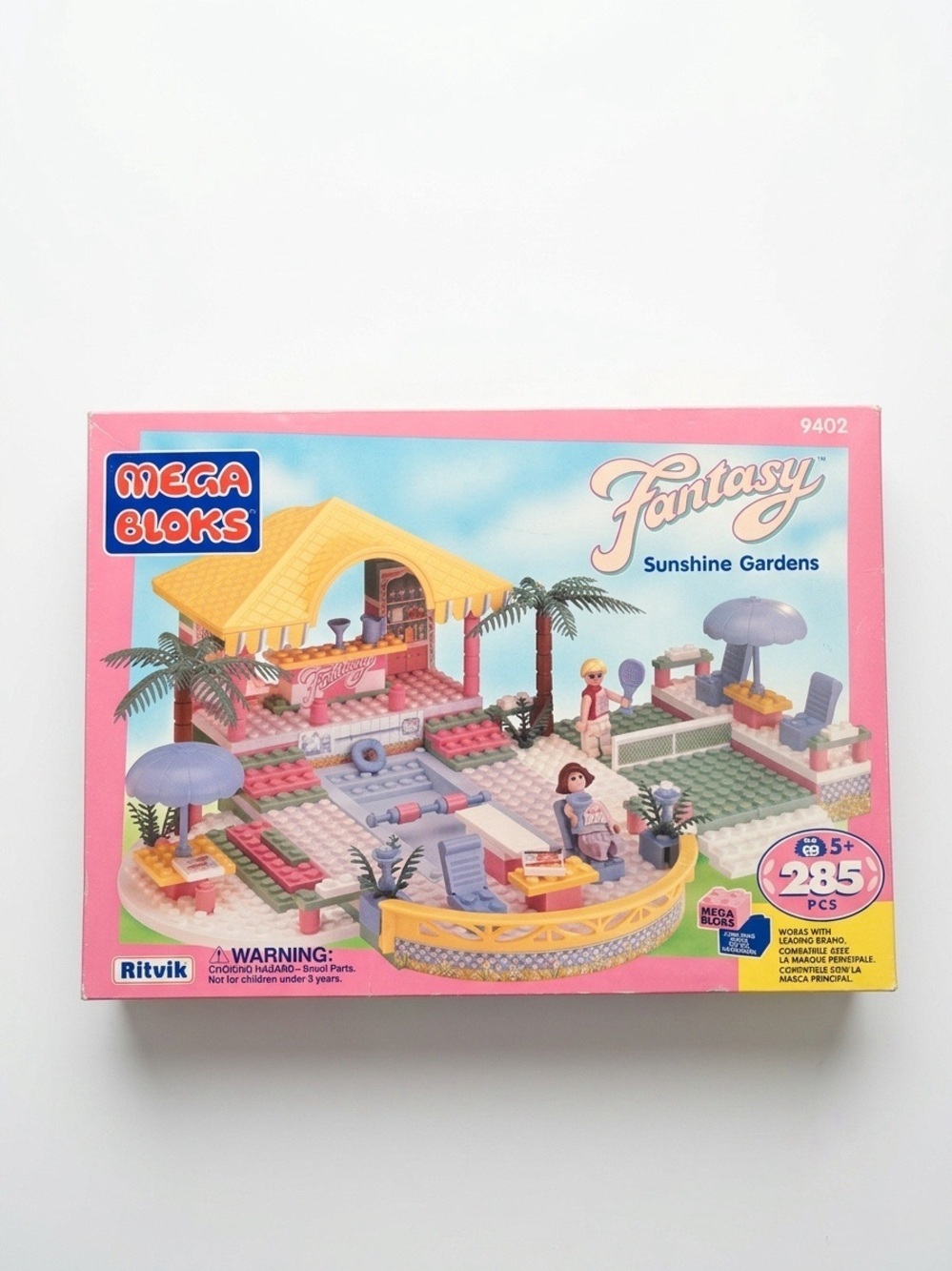 Vintage Rare Retired Mega Bloks Fantasy Sunshine Gardens Building Set #9402